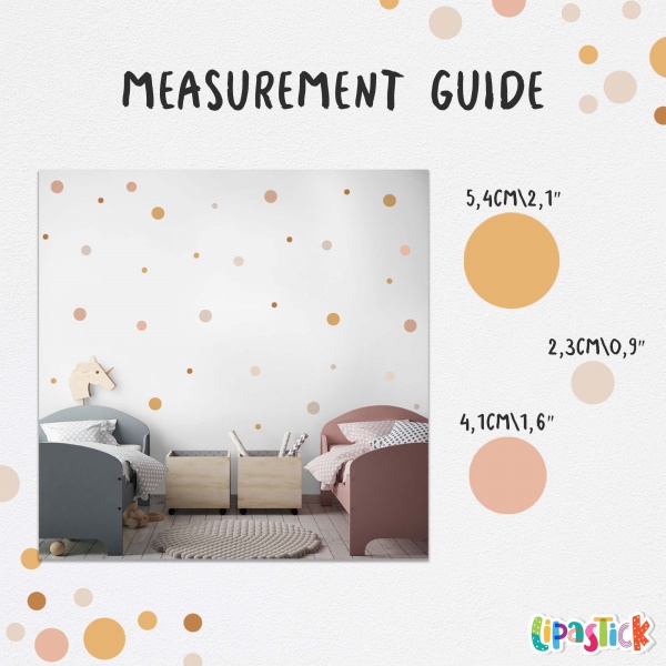 Стікери-патерни Lipastick Dots 120х20 см 7010620221