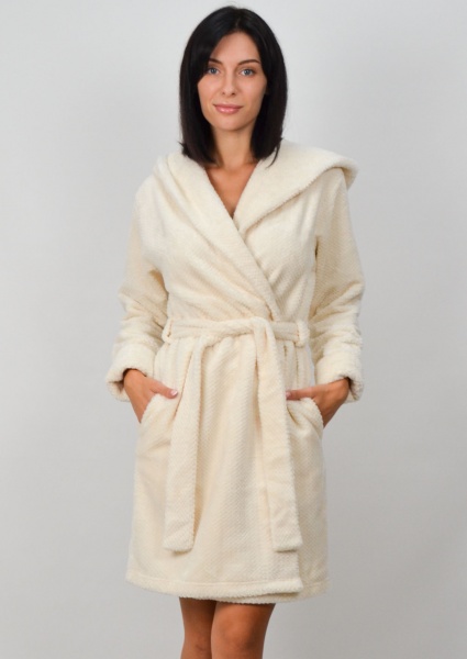 Халат домашний женский Roksana Assorty №1426/90080 р. 50-52 айвори