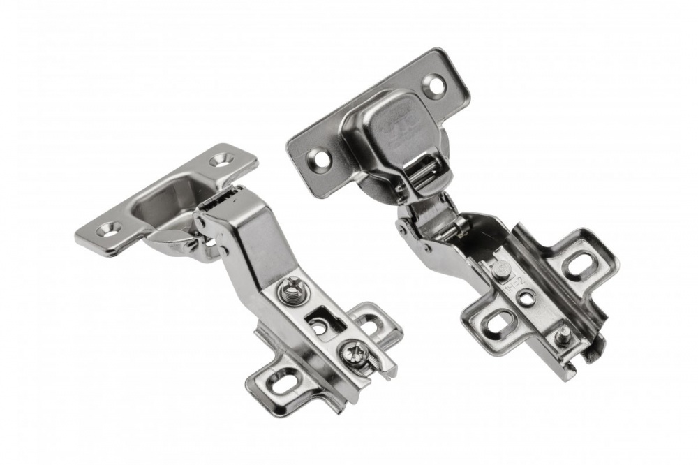 Петля угловая GTV 100° Slide-On без доводчика ZP-KT30H2-BE