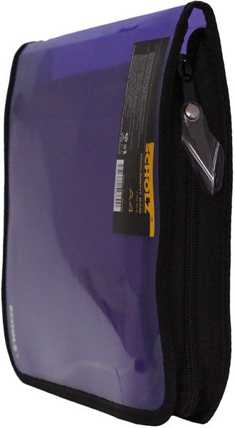 Папка на молнии А4, 3см, PP, SOZ, цвет в ассортименте SCHOLZ