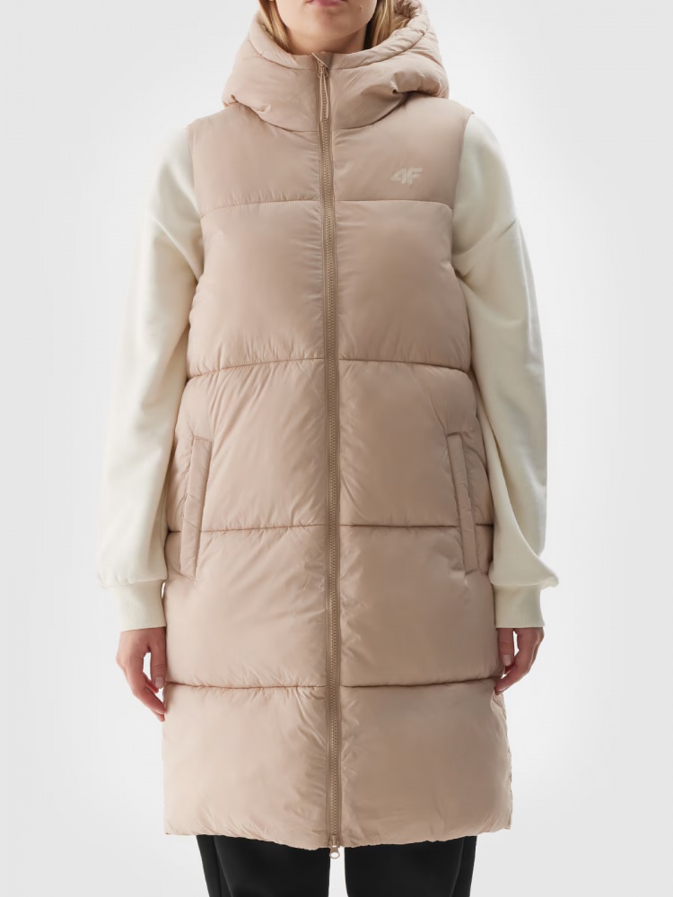 Жилет 4F VEST JACKET F143 4FWAW24TVJAF143-83S р.XL бежевый