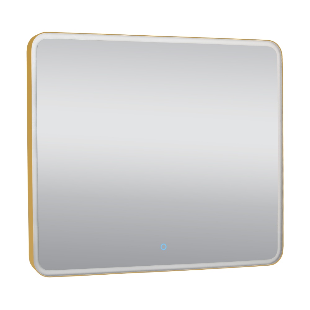 Зеркало со встроенной подсветкой Aqua Rodos Donato gold 80х70 sensor