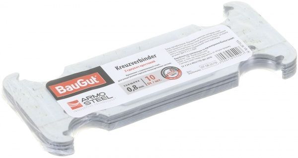 Соединитель двухуровневый BauGut крестовой для профиля CD 60 ARMOSTEEL 10 шт. 