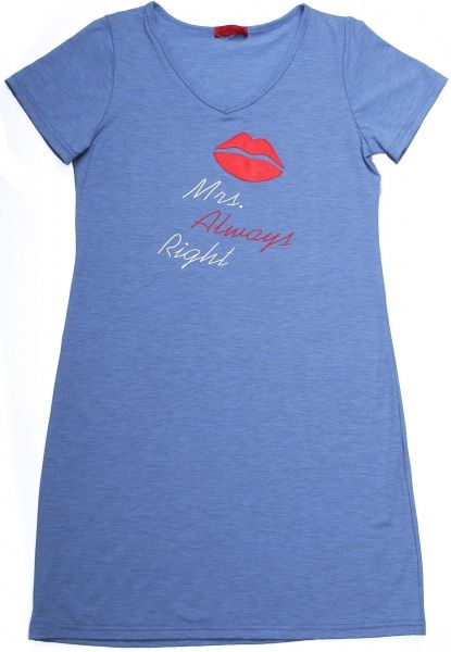 Туніка з принтом р. М блакитний 