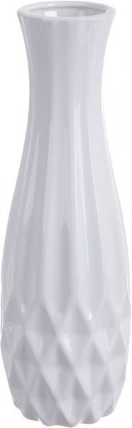 Ваза Токіо-1 Біла Н 30 см Наша Кераміка