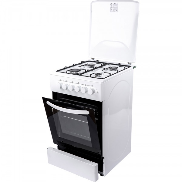 Плита комбинированная Grunhelm FM5612W белая