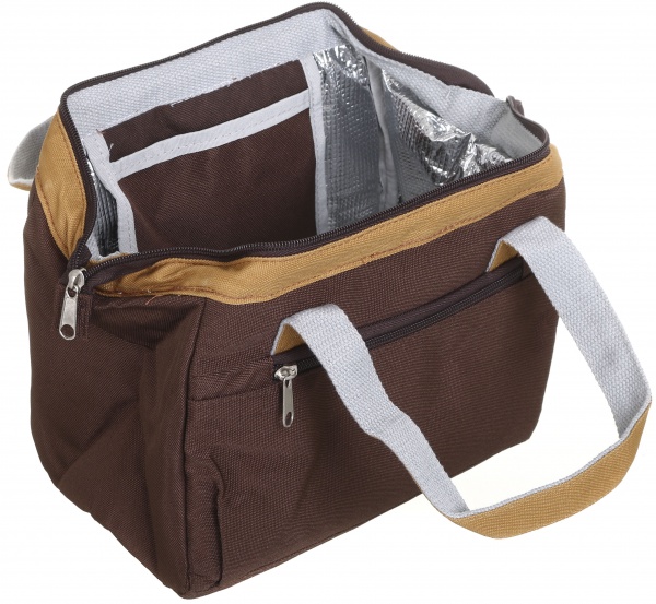 Термосумка Solid Brown, 25х16,5х22 см коричневая Flamberg Smart Kitchen