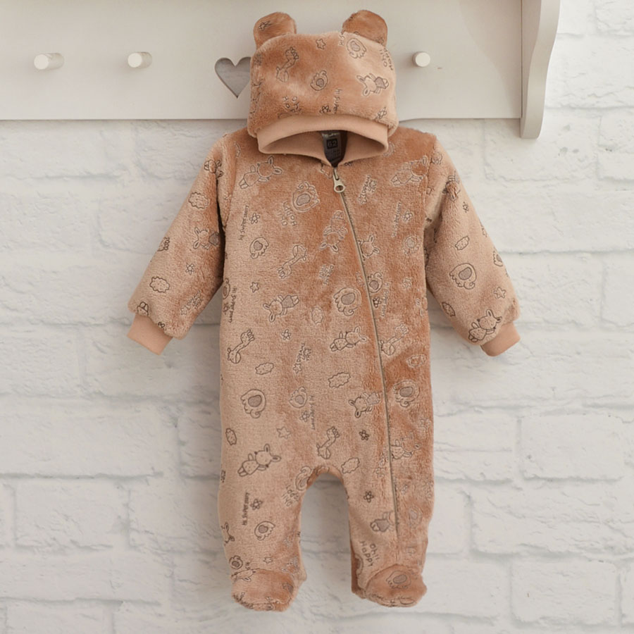 Комбінезон унісекс Blanka Іграшки р.62-68 коричневий 110827