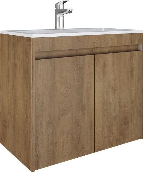 Тумба підвісна Water House Preference N1 70 МДФ розпил дерева медовий під умив.Como 70