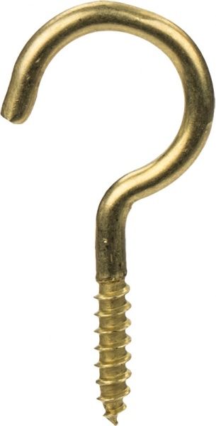 Шуруп універсальний з C-гаком 3x40 мм 6 шт золотистий Expert Fix