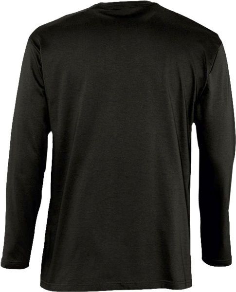 Футболка с длинным рукавом Sol's Monarch 150 г. M насыщенный черный