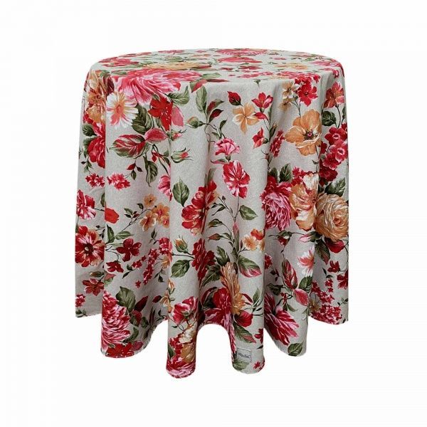 Скатерть РОУЗ Цветы большие d200 La Nuit 