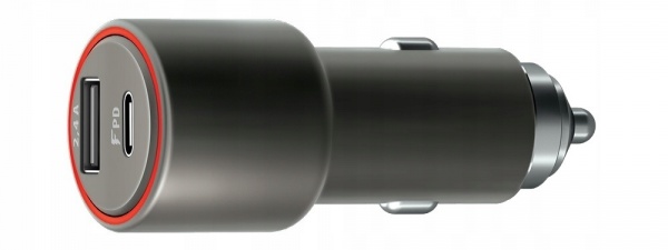 Автомобильное зарядное устройство Forever 2X TYPE-C PD+QC3.0 (36W) серый 