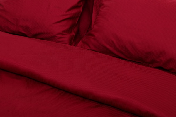 Комплект постільної білизни Mishalle євро Бордо Ideal 