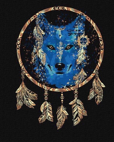 Картина за номерами Ловець снів 40х50 см 40x50 см Ідейка 