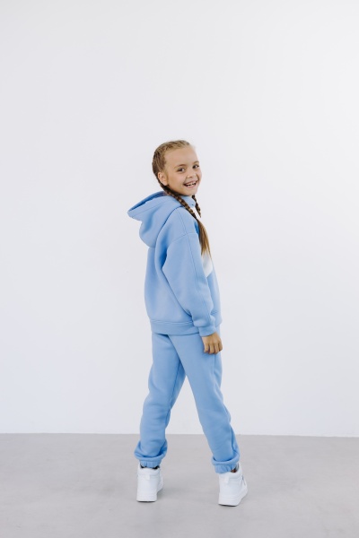 Спортивный костюм Obzor р.140 голубой 872 