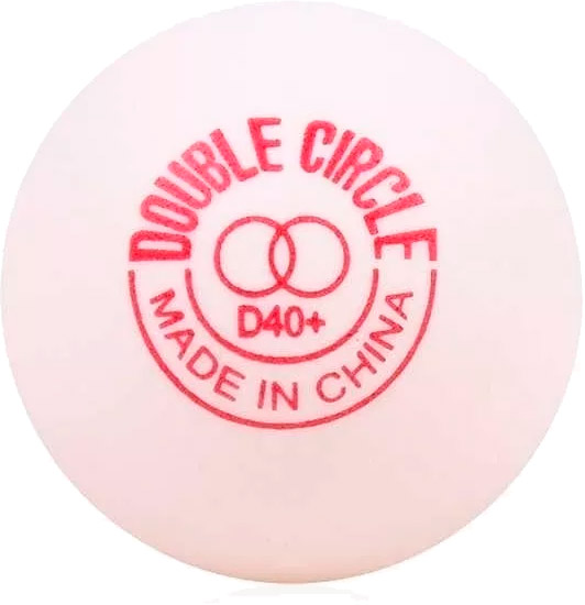 Мячи для настольного тенниса DHS Double Circle Dual AW2324 р.OS белый