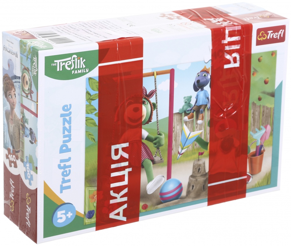 Набор пазлов Trefl 2 по цене 1 Веселые Трефлики + Приключения сестер 16422_15374