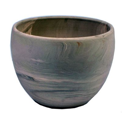 Горщик Borralheira 22MK302/1 шоколадний мармур