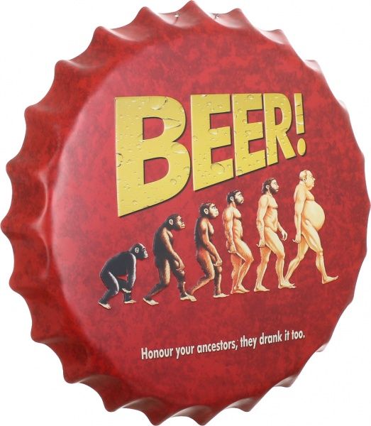 Декор настінний Кришка від пляшки Beer 4xd40 