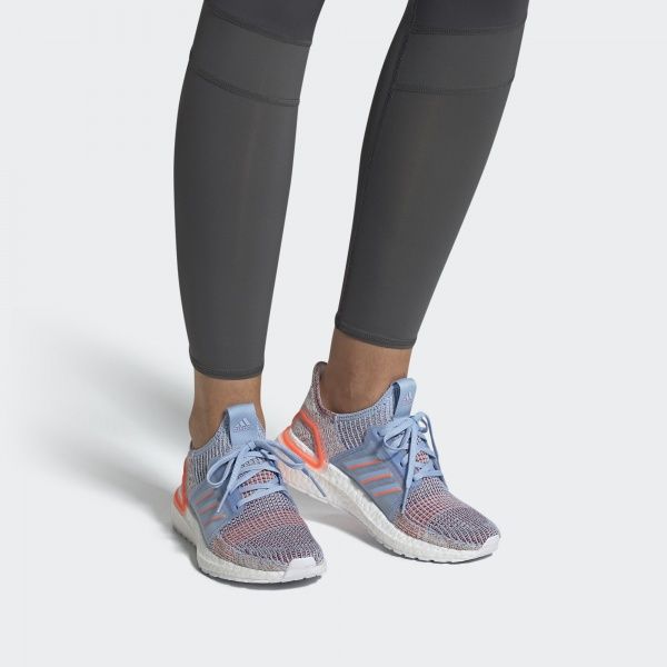 Кроссовки Adidas UltraBOOST 19 w G27483 р.7,5 голубо-розовый