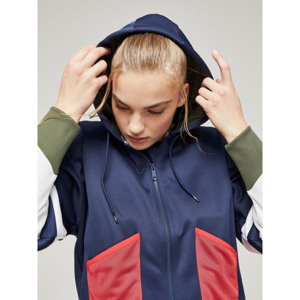 Джемпер Tommy Hilfiger BLOCKED TERRY HOODY FULL ZIP S10S100366401 р. S синий