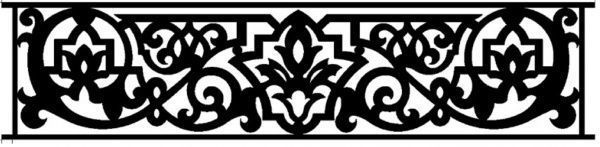 Секция ограждения Лотос 2000x500 мм