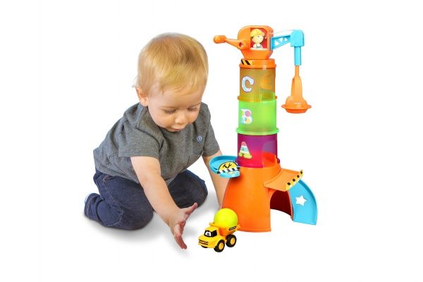 Игровой набор Bb Junior Volvo Stacking Crane 16-88605
