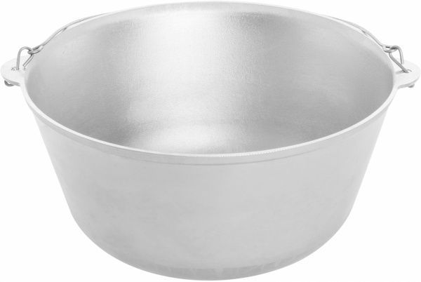 Казан походный Biol 25 л алюминиевый с дужкой и крышкой К2500Т