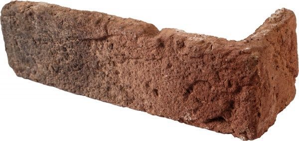 Уголок Саватекс Декор фасадный кирпич клинкерный красный 1 пог.м 