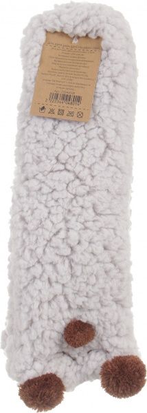 Тапки домашние Maxwin KIDS Шиппи с ушками р.35-36 белый MWSE008/grey 