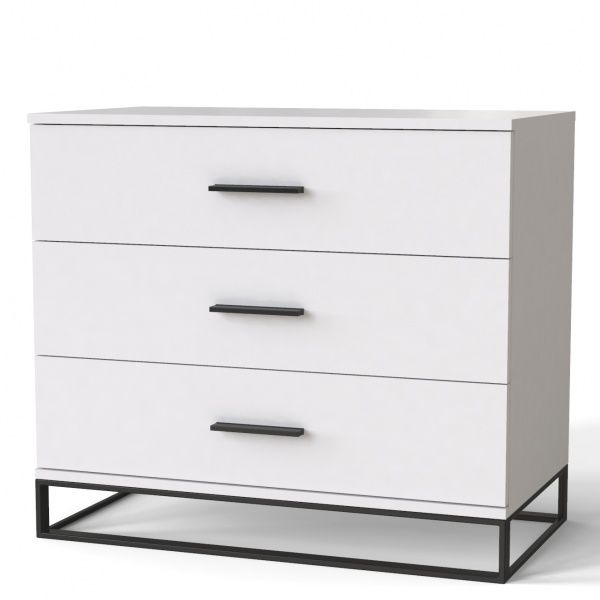 Комод Art in Head Ascet 800 3ш аляска /аляска 