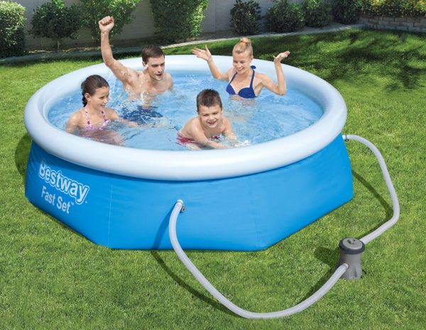 Басейн надувний Bestway з фільтр-насосом 244х66 см