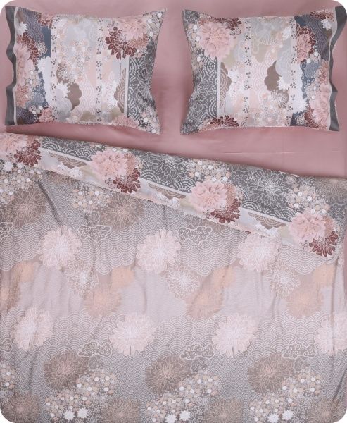 Комплект постільної білизни Madama Batterfly 41 різнокольоровий Grandfoulard 