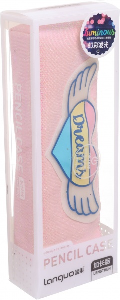 Пенал на блискавці Dreams сердце рожевий