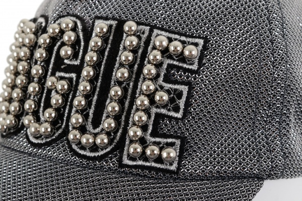 Кепка для девочек Pampona 21 L 18 р.54 серебряный 