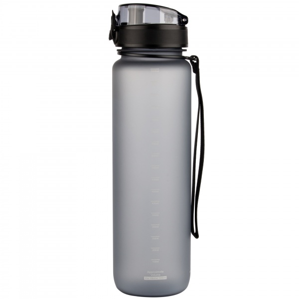 Пляшка для води Uzspace Frosted 1000 мл сірий
