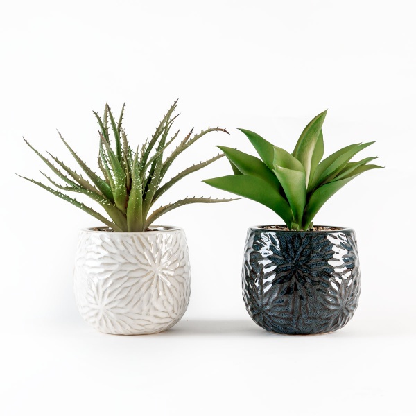 Растение декоративное DH-FLOWERS-13 GREEN/BLACK MVM