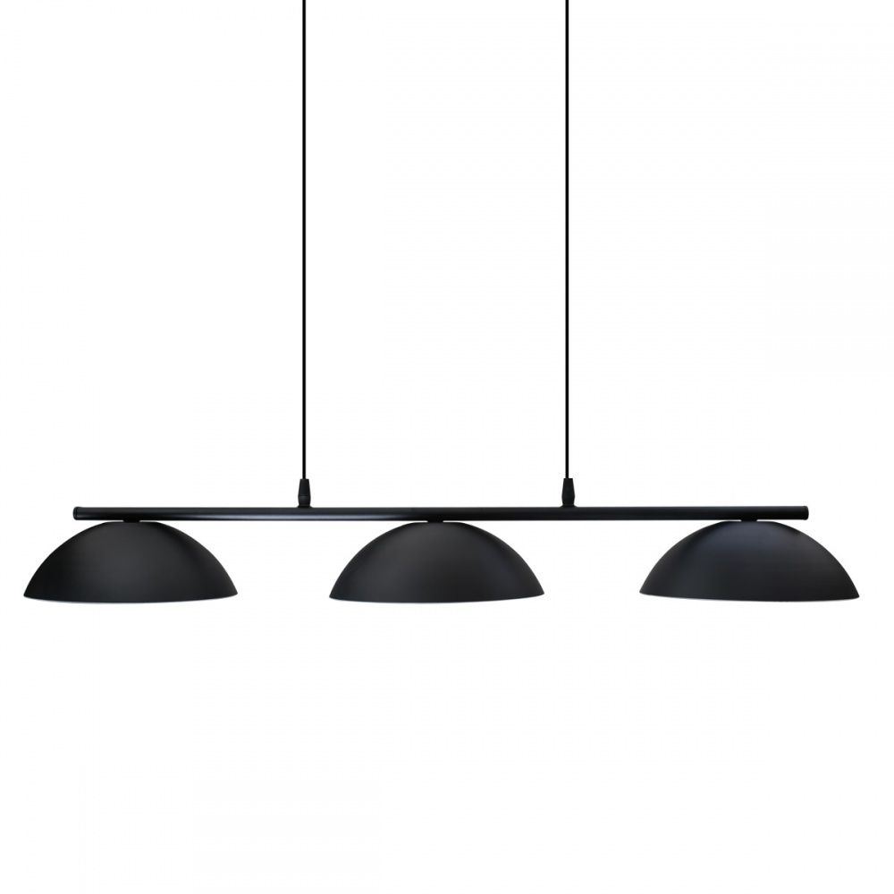 Світильник підвісний Светкомплект Pool 3xGX53 чорний із білим