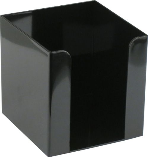 Бокс для паперового блоку 8.5х8.5х8 см чорний