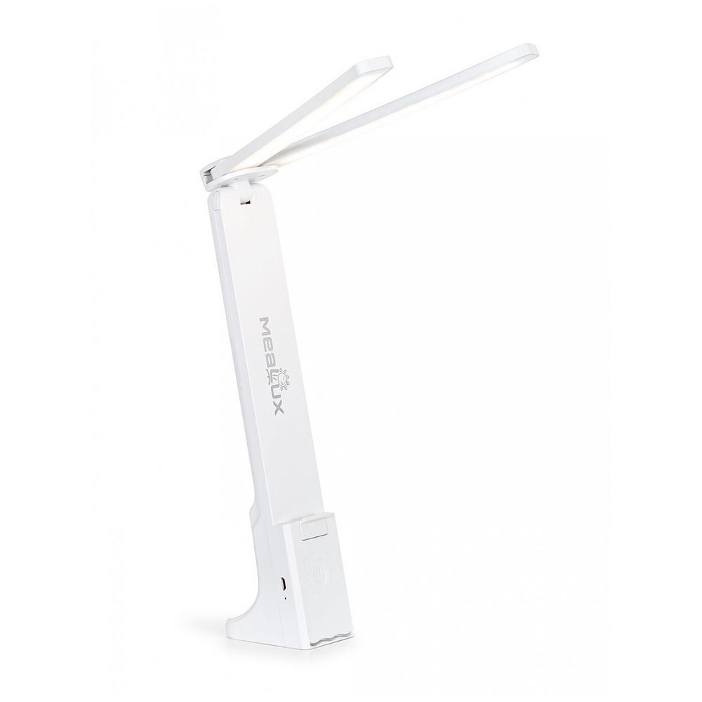 Настольная лампа аккумуляторная Mealux DL-13 2x5 Вт белый 248760