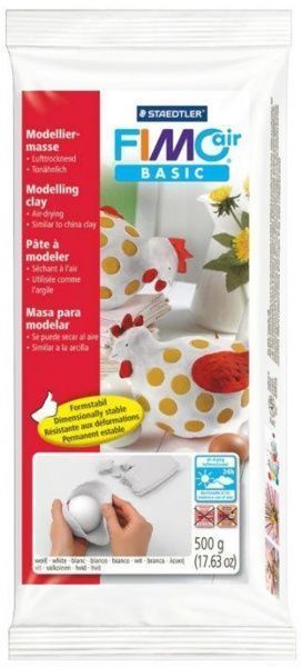 Пластика Fimo самозастигаюча біла 500 г 