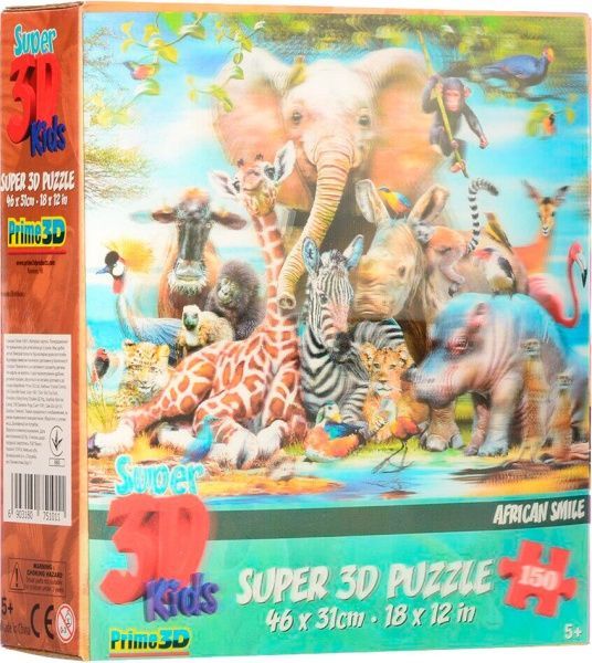 3D-пазл PRIME 3D Африканские животные