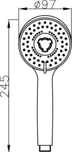 Ручний душ  Mixxen Абія MXZ0058