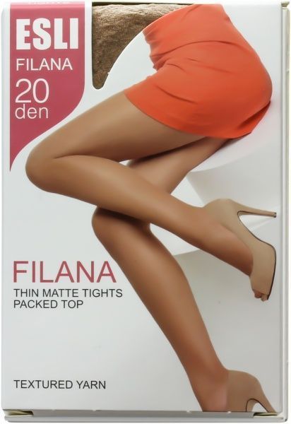 Колготки Conte ESLI FILANA 20 den visone р. 3 коричневый 