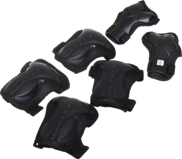 Комплект защиты MaxxPro для роликов PR-5-BK р. M черный