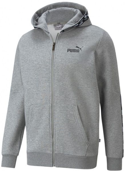 Джемпер Puma PUMA POWER FZ Hoodie 58939603 р. XL сірий