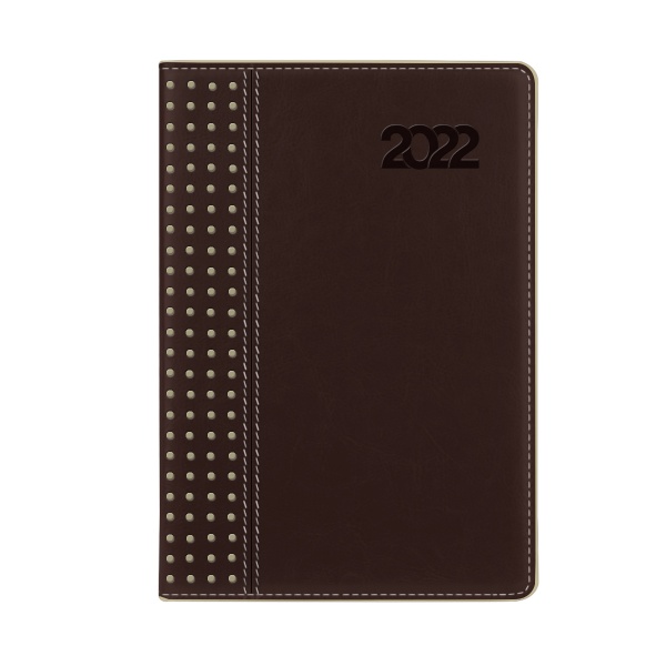 Дневник датированный коричневый Leo Planner Destiny A5 2022