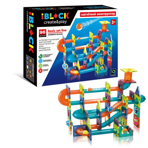 Конструктор магнитный Iblock PL-921-252