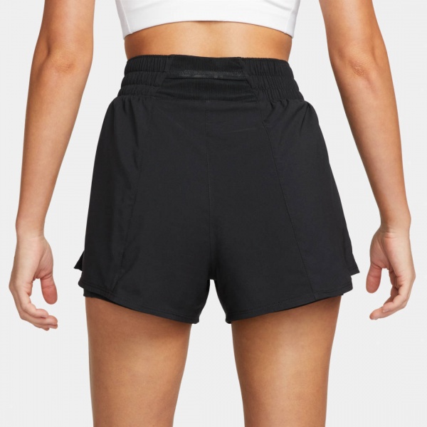 Шорти Nike W NK ONE DF HR 3IN 2N1 SHORT DX6016-010 р. M чорний